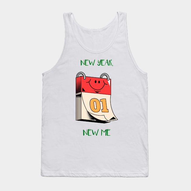 New Year, New Me Tank Top by Soldierboy Merch